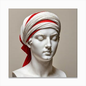 Bust Of A Nymph Canvas Print