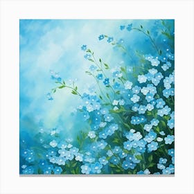 Forget Me Nots 2 Canvas Print