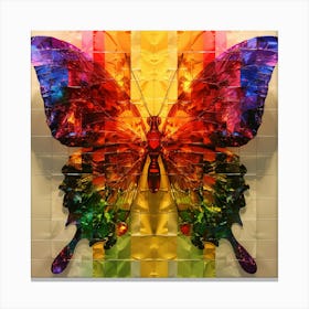 Rainbow Butterflies Canvas Print