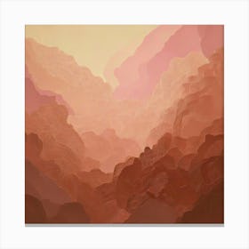 Abstract Landscape - Person Stock Videos & Royalty-Free Footage Canvas Print