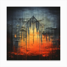 Dripping Water Canvas Print