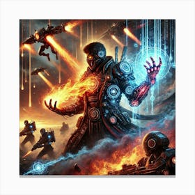 Kael Ashheart Tech Integration Canvas Print