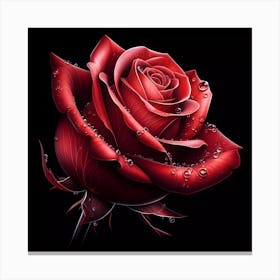 Red Rose Canvas Print