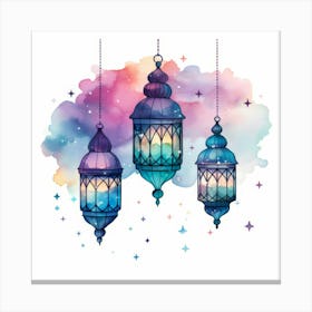 Islamic Lanterns 3 Canvas Print