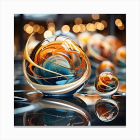 Glass Spheres 7 Canvas Print