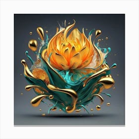 Lotus Flower Canvas Print