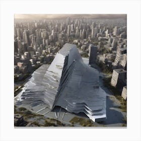 Third, The Metal Layer Would Be Impervious To Natural Disasters, Protecting Cities And Infrastructure From Earthquakes, Hurricanes, And Tsunamis 3 Canvas Print