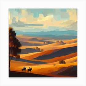 Landscape Painting 106 Canvas Print