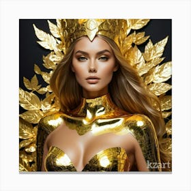 Golden Queen Canvas Print