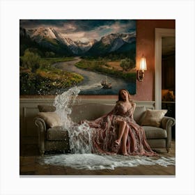 'Waterfall' Canvas Print