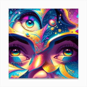 Psychedelic Painting 4 Canvas Print