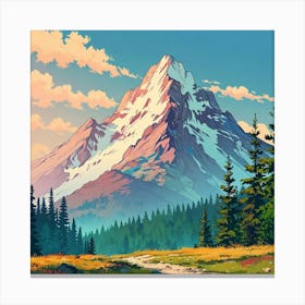 Mountain Landscape 15 Canvas Print