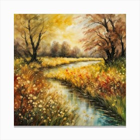 Autumn In The Countryside Canvas Print