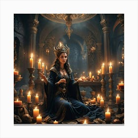 Queen Of Candles Canvas Print