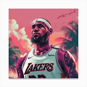 LeBron James 4 Canvas Print