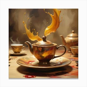 Tea Art 384 Canvas Print