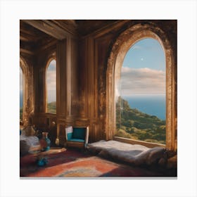 AI-generated dreamscapes: Explore the surreal Canvas Print