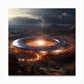 Alien Planet 2 Canvas Print