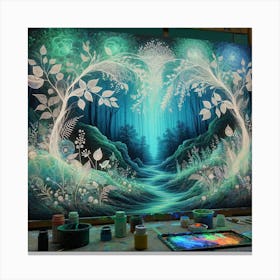 Ethereal Forest Canvas Print