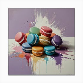 Macarons 1 Canvas Print