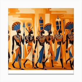 Egyptian Warriors Canvas Print