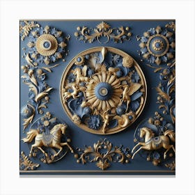 Gilded Ceiling Canvas Print