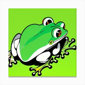 Frog@ Canvas Print