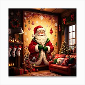 Santa Clause Canvas Print