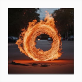 Fire Art for home Canvas Print