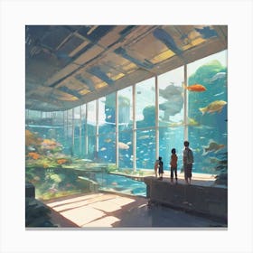 Aquarium Canvas Print