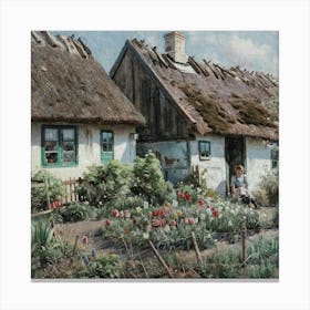 Cottagees & Houses 55 3 Canvas Print