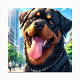 Rottweiler Canvas Print