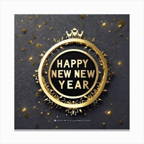 Happy New Year 101 Canvas Print