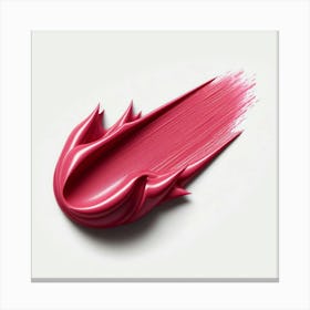 Pink Lipstick Canvas Print