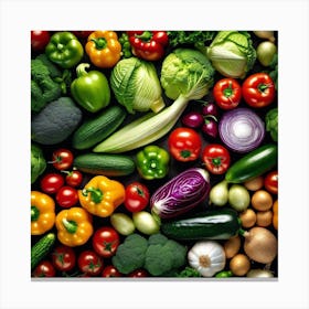 Colorful Vegetables 11 Canvas Print