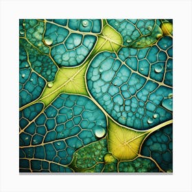 Microscopical Structure Of Leaf Cells 1 Canvas Print