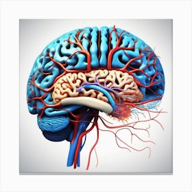 Human Brain 49 Canvas Print