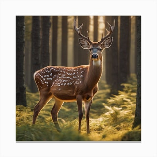 Whitetail Deer In A Field Diamond Painting 