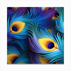 Peacock Feathers 2 Canvas Print