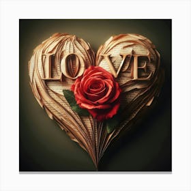 Love Heart 1 Canvas Print