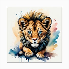 Little Lion Canvas Print