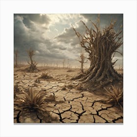 Dry Landscape 8 Canvas Print