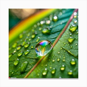 Vibrant Leaf Canvas Print