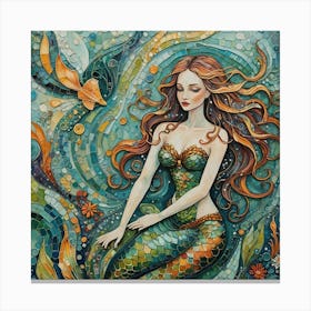 Mermaid Canvas Print