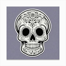 Sugar Skull 4 Canvas Print