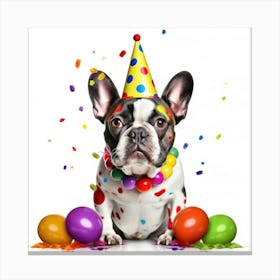 Birthday Dog 3 Canvas Print