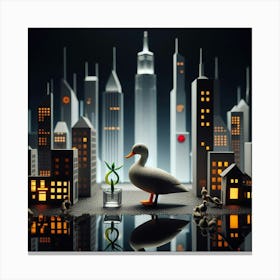 Cityscape Stock Videos & Royalty-Free Footage Canvas Print