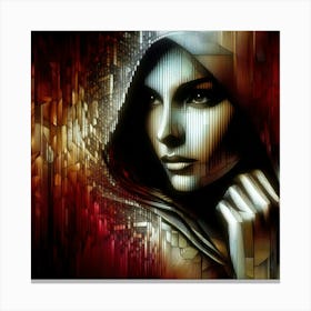 A mysterious woman 13 Canvas Print