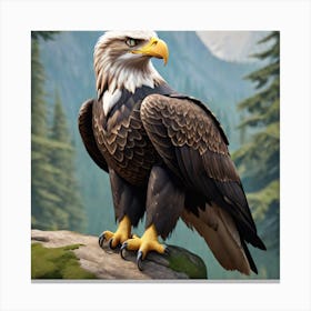 royal eagle Canvas Print