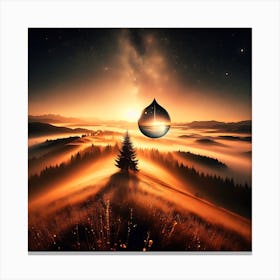 Drop Of Water Canvas Print